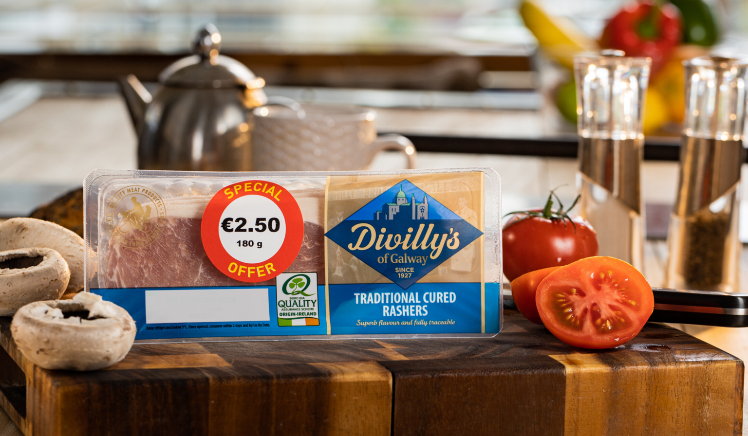 0522 Traditional Irish Rasher Divillys Meats